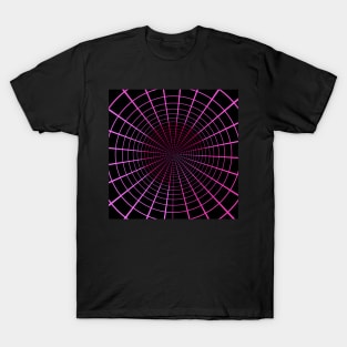 Tunnel of Geometric Retro Bright Colors T-Shirt